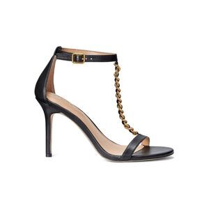Lauren by Ralph Lauren Kate Sandal Heels with Chain detail
